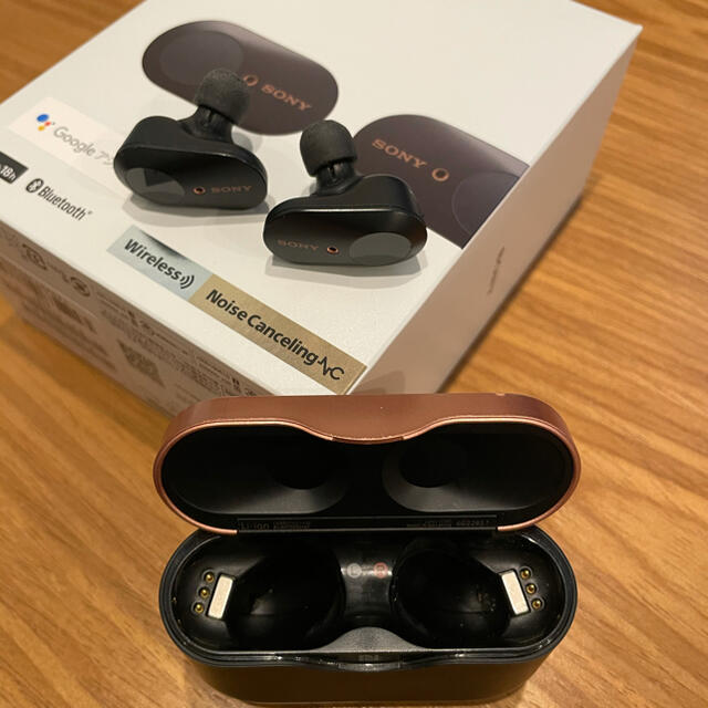 SONY(ソニー)のsony wf-1000xm3 Black Bluetooth earphone スマホ/家電/カメラのオーディオ機器(ヘッドフォン/イヤフォン)の商品写真