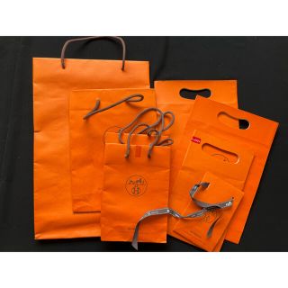 エルメス(Hermes)のHERMES エルメスのショッパー紙袋 色々なサイズ8枚セット(ショップ袋)