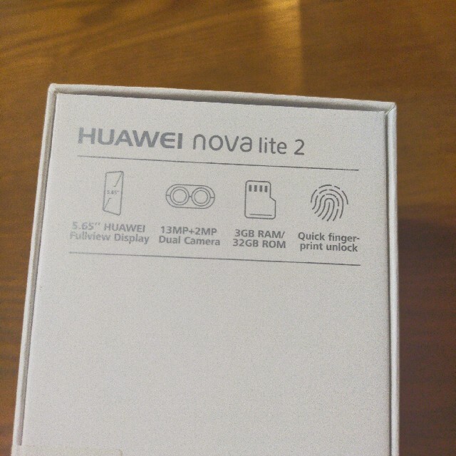 HUAWEI(ファーウェイ)の未開封品 HUAWEI nova lite2 スマホ/家電/カメラのスマートフォン/携帯電話(スマートフォン本体)の商品写真