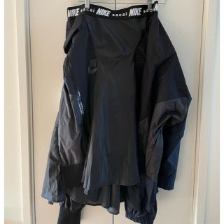 サカイ(sacai)のNike x sacai size L women's skirt black(ひざ丈スカート)