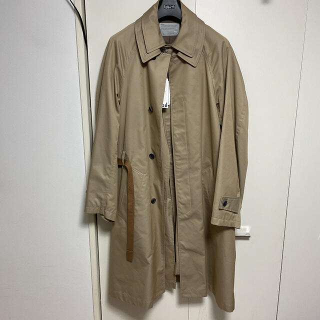 新品 】 kolor kolor サイズ3 ステンカラーコート 20ss ステンカラーコート