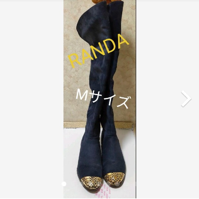 RANDA(ランダ)のRANDA　スエード　ニーハイブーツ レディースの靴/シューズ(ブーツ)の商品写真