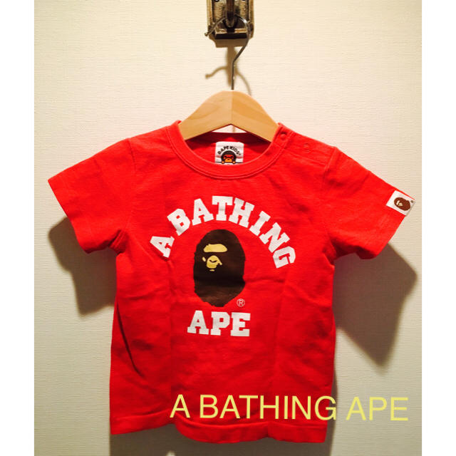 A BATHING APE(アベイシングエイプ)の★エイプ Tシャツ★ キッズ/ベビー/マタニティのベビー服(~85cm)(Ｔシャツ)の商品写真