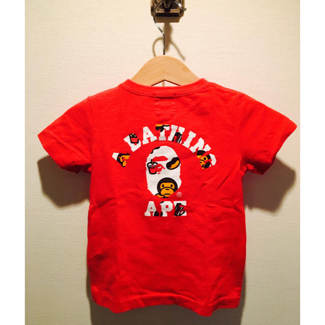 A BATHING APE(アベイシングエイプ)の★エイプ Tシャツ★ キッズ/ベビー/マタニティのベビー服(~85cm)(Ｔシャツ)の商品写真