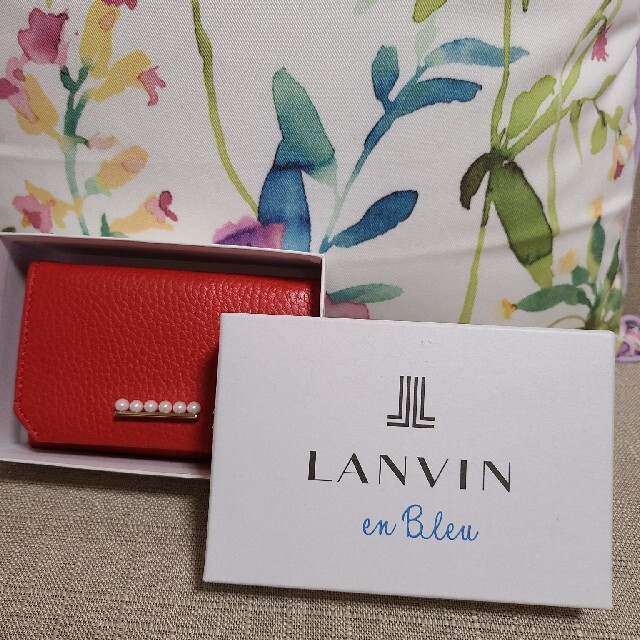 LANVIN en Bleu(ランバンオンブルー)のランバンオンブルー♡カードケース レディースのファッション小物(その他)の商品写真