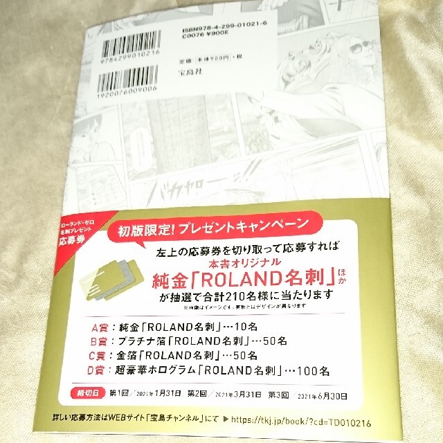 宝島社(タカラジマシャ)の【お値下げ】ローランド・ゼロ エンタメ/ホビーの本(アート/エンタメ)の商品写真