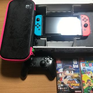 ニンテンドースイッチ　あつまれどうぶつの森　パワプロ(家庭用ゲーム機本体)