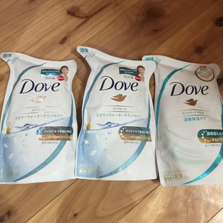 ユニリーバ(Unilever)のダブ ボディーソープ  詰め替え 2種類 3袋(ボディソープ/石鹸)