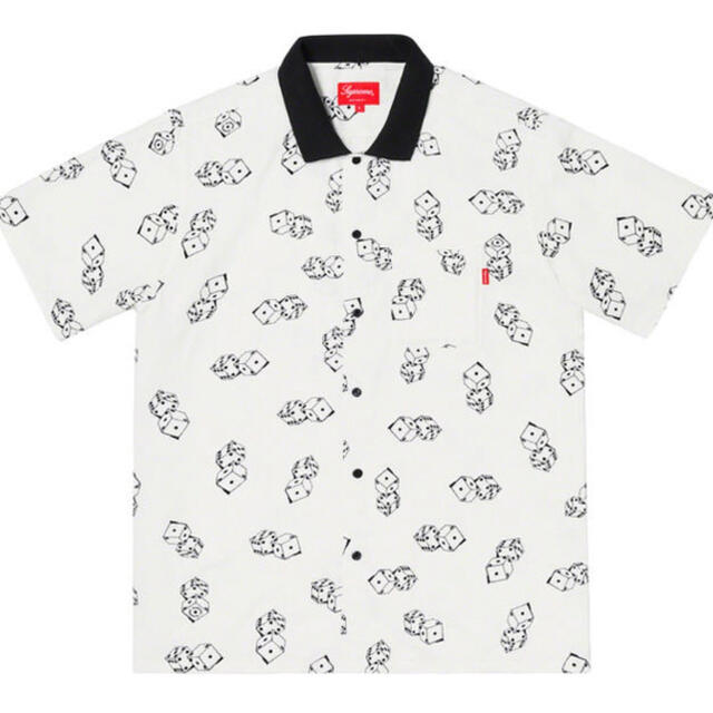 supreme Dice Rayon S/S Shirt 黒 Lサイズ