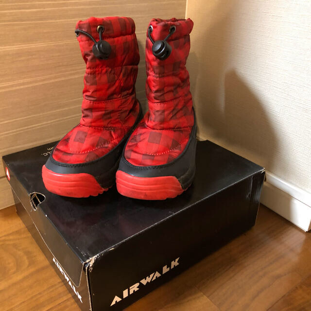 AIRWALK(エアウォーク)のキッズスノーブーツ　18㎝　最低価格 キッズ/ベビー/マタニティのキッズ靴/シューズ(15cm~)(ブーツ)の商品写真