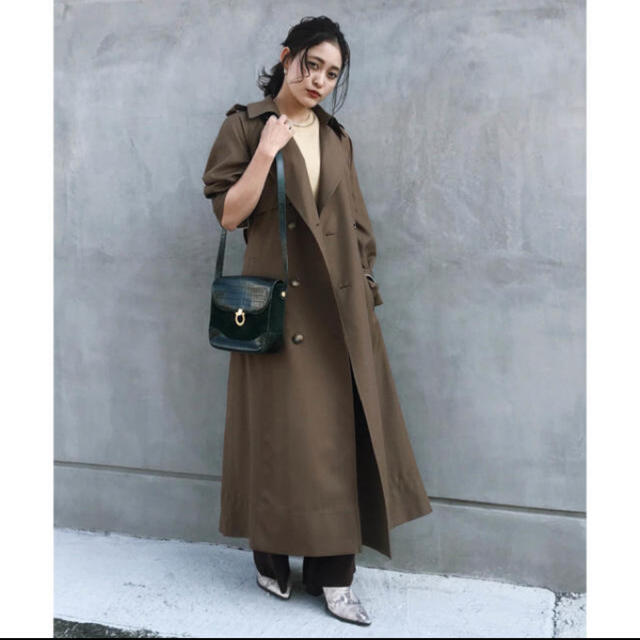 VARIOUS BACK PLEATS TRENCH