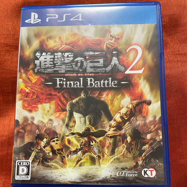進撃の巨人2 -Final Battle- PS4 ソフト カセット