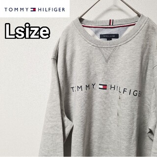 トミーヒルフィガー(TOMMY HILFIGER)のTOMMY HILFIGER トミーヒルフィガー  トレーナー 裏起毛 　L(スウェット)