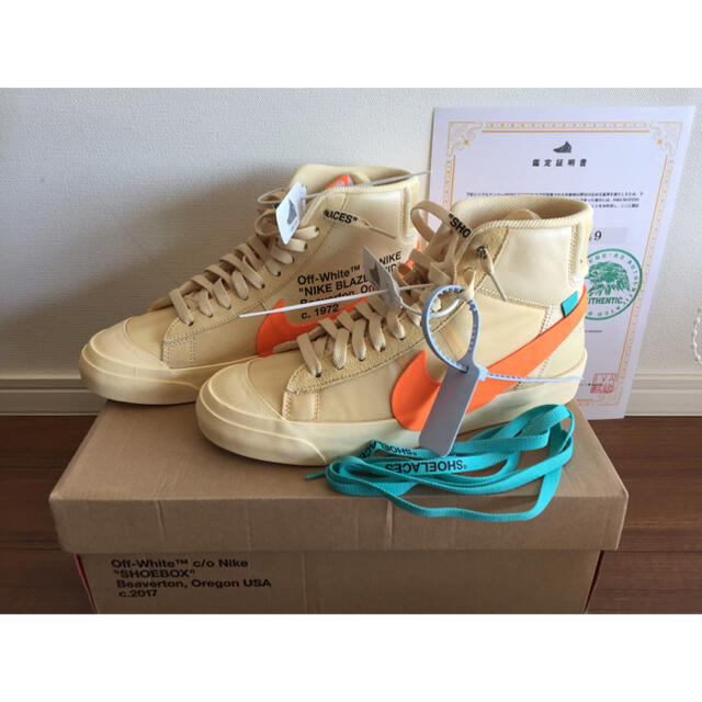 NIKE off-white THE 10 BLAZER MID HALLOWS