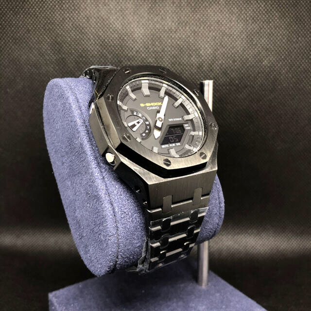 G-SHOCK(ジーショック)のGA-2110本体付き ステンレスベルトセット カシオーク カスタム Gショック メンズの時計(腕時計(アナログ))の商品写真