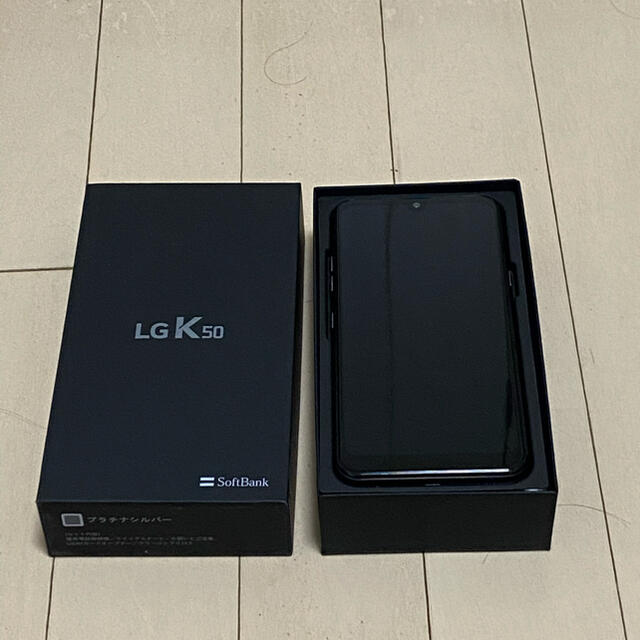 LG Electronics(エルジーエレクトロニクス)のLG K50 Androidスマホ スマホ/家電/カメラのスマートフォン/携帯電話(スマートフォン本体)の商品写真