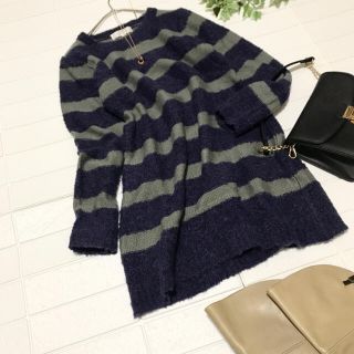 グローブ(grove)のWinterSALEgroveアルパカ混ニットワンピース(ひざ丈ワンピース)