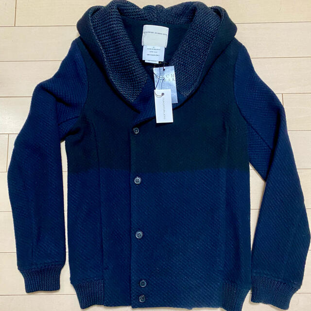 ステファンシュナイダー　ニットブルゾンsize3black×navy 1