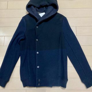 ステファンシュナイダー(STEPHAN SCHNEIDER)のステファンシュナイダー　ニットブルゾンsize3black×navy(ブルゾン)