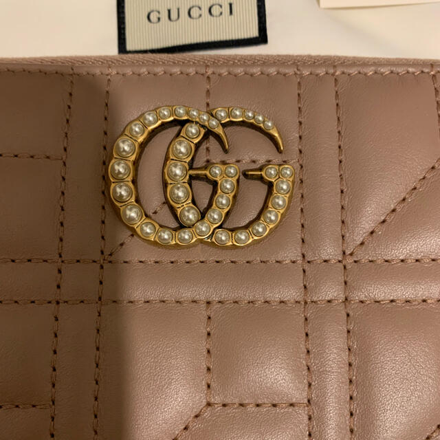 玄関先迄納品 Gucci - レア♡GUCCIマーモントパール♡新品未使用 財布