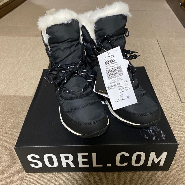 SOREL  ウィットニーショートレース 24cm Black