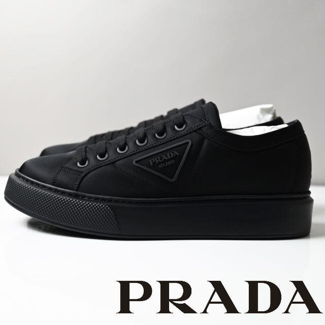 新品 PRADA ナイロンギャバジン スニーカー 黒2020AWモデル