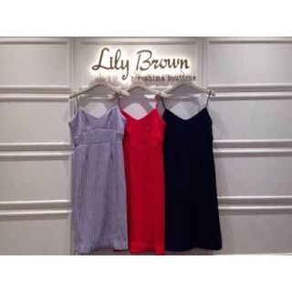 リリーブラウン(Lily Brown)のLilyBrown❤︎キャミワンピ(ひざ丈ワンピース)