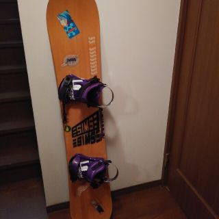 バートン(BURTON)のスノーボード、バートン、バインディング付き(ボード)