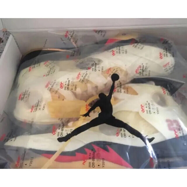 OFF-WHITE NIKE AIR JORDAN 5 SAIL オフホワイト