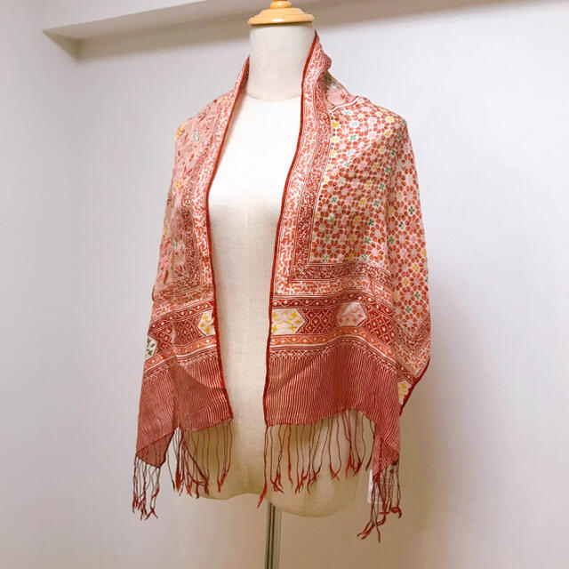 【Batik Keris】シルクストール レディースのファッション小物(ストール/パシュミナ)の商品写真