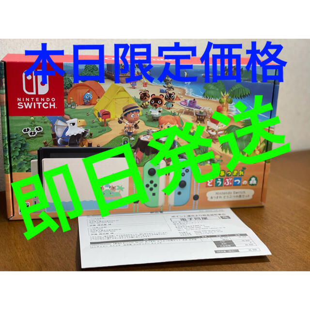 【本日限定価格】Nintendo Switch あつまれどうぶつの森セット