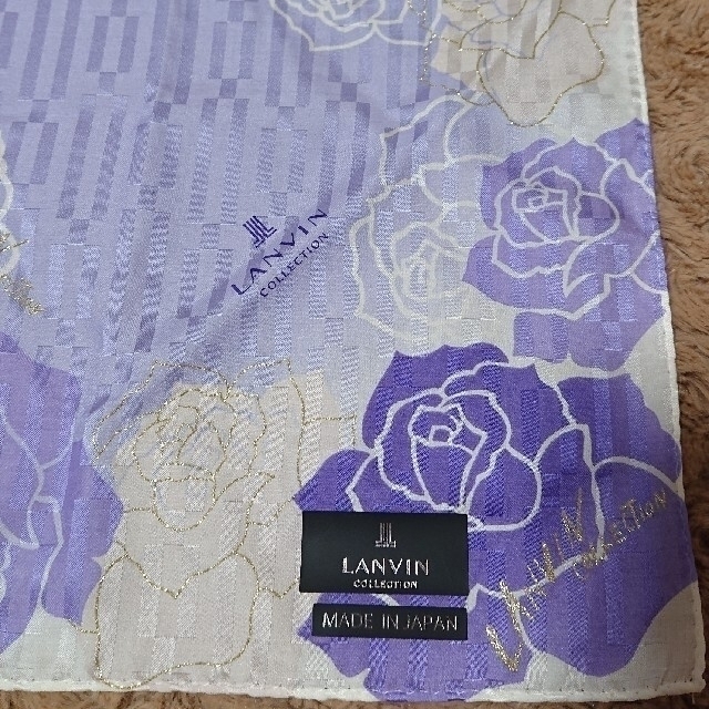 LANVIN COLLECTION(ランバンコレクション)の《未使用》シルク50% 綿50%  LANVIN スカーフ レディースのファッション小物(バンダナ/スカーフ)の商品写真