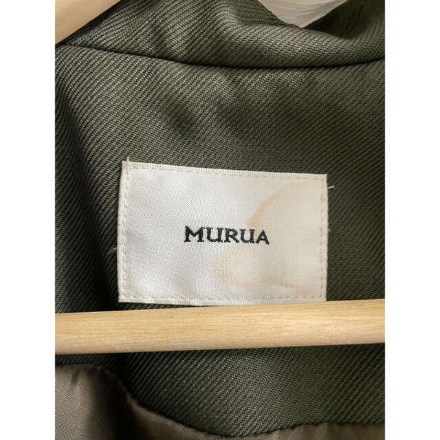 MURUA(ムルーア)のMURUA ロングダブルトレンチコート レディースのジャケット/アウター(毛皮/ファーコート)の商品写真