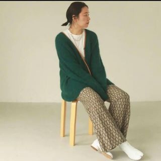 トゥデイフル  Piping Knit Cardigan