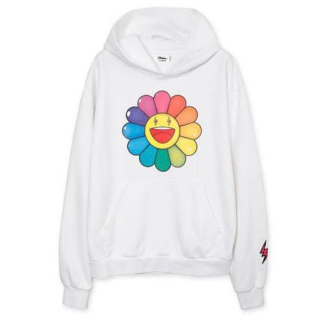 メンズJ Balvin 村上 隆 RAINBOW FLOWER HOODIE