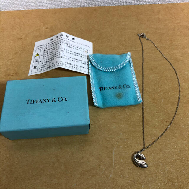 Tiffany & Co. - Tiffany ティファニー 廃盤品？シルバー ダブルティアドロップ ネックレスの通販 by いおいおりん's