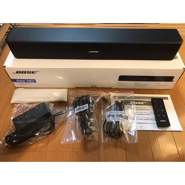 BOSE Solo TV sound systemサウンドバー壁掛け金具つき