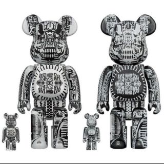 メディコムトイ(MEDICOM TOY)のBE@RBRICK H.R.GIGER WHITE & BLACK(その他)