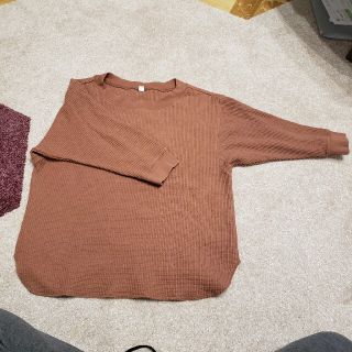 ユニクロ(UNIQLO)のユニクロ ワッフルクルーネックT 7分丈(Tシャツ(長袖/七分))