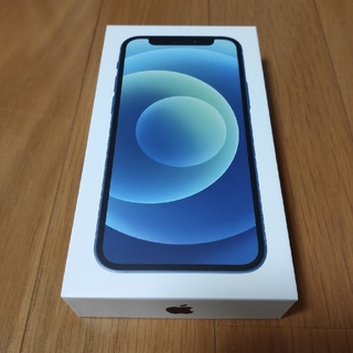 アイフォーン(iPhone)の値下げ Iphone12 mini SIMフリー BLUE 64GB 美品(スマートフォン本体)