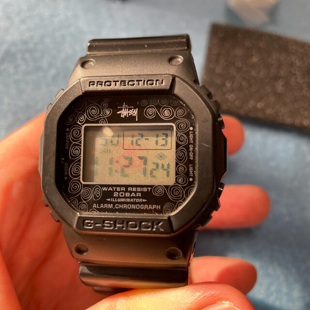 ステューシー XXV✖️ CASIO G-SHOCK DW-5000ST-1JR 世界の www.fenix