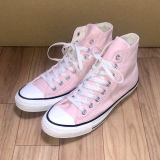 コンバース(CONVERSE)の美品 CONVERSE ALL STAR SWT LP HI 26cm ピンク(スニーカー)