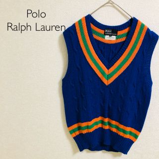 ポロラルフローレン(POLO RALPH LAUREN)のPolo by Ralph Lauren チルデンニット 100%バージンウール(ベスト)