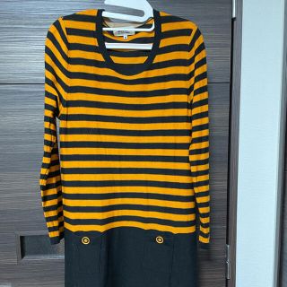 ソニアリキエル(SONIA RYKIEL)のソニアリキエル　ボーダーワンピース(ひざ丈ワンピース)