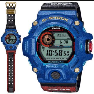 ジーショック(G-SHOCK)のレンジマン ソーラー ブルー＆ブラック＆レッド GW-9406KJ-2JR (腕時計(デジタル))