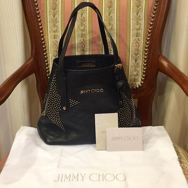 JIMMY CHOO ジミーチュウ SASHA サシャ バッグ ブラック