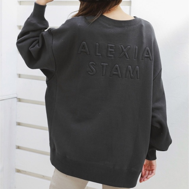 アリシアスタン Back 3D Logo Sweatshirt スウェット 新品 | フリマアプリ ラクマ