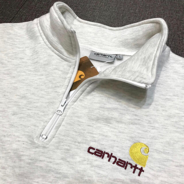 carhartt(カーハート)のcarhartt カーハート  トレーナー 裏起毛 ハーフジップ  メンズのトップス(パーカー)の商品写真