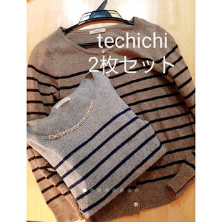 テチチ(Techichi)のテチチアンゴラ混ニット二枚セット(ニット/セーター)