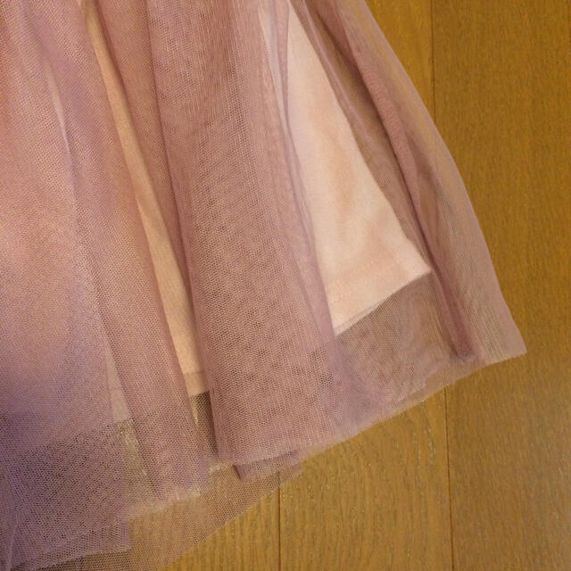 motherways(マザウェイズ)のピンク チュール スカート キッズ/ベビー/マタニティのキッズ服女の子用(90cm~)(スカート)の商品写真